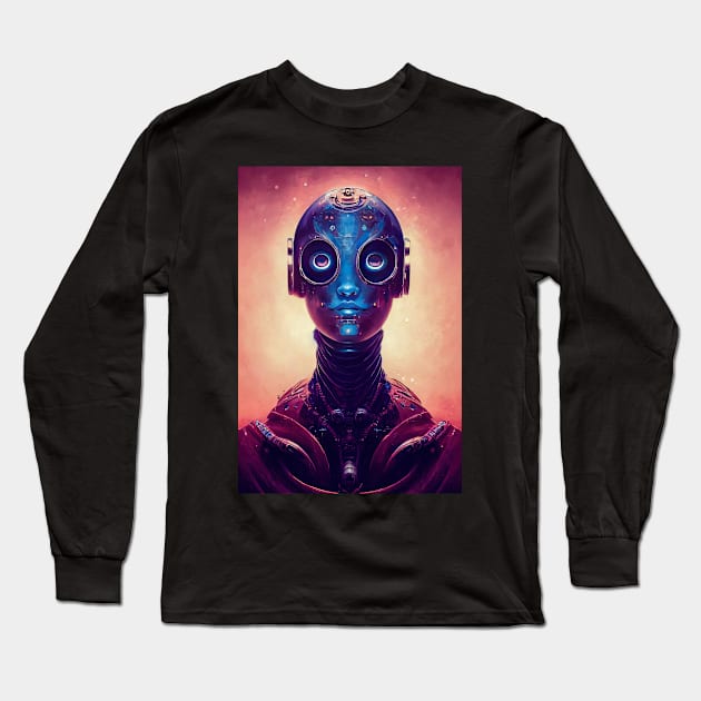 Droids Series Long Sleeve T-Shirt by VISIONARTIST